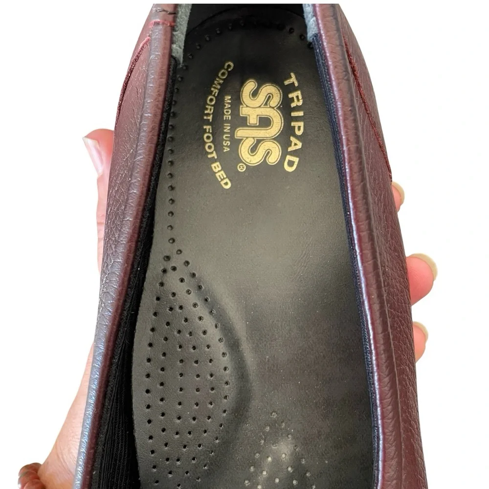 SAS Easier Penny Loafer Antique Wine Size 11
